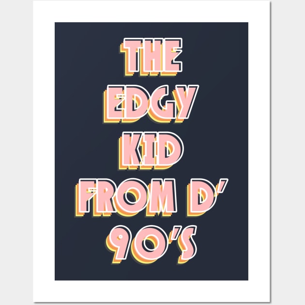 90s Edgy Kid Wall Art by Enzai